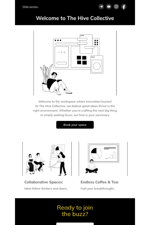 animated email template