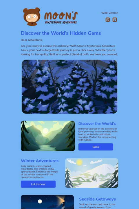 animated email template